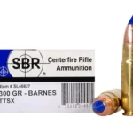 SBR Ammunition 458 SOCOM 300 Grain Barnes TTSX Polymer Tipped Spitzer Lead-Free