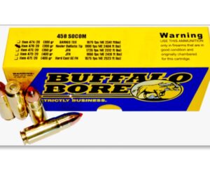 Buffalo Bore Ammunition 458 SOCOM 300 Grain Nosler Ballistic Tip