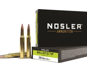 Nosler BT Ammunition 280 Remington 140 Grain Ballistic Tip