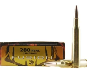 Federal Fusion Ammunition 280 Remington 140 Grain Bonded Spitzer Boat Tail
