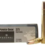 Federal Power-Shok Ammunition 375 H&H Magnum 270 Grain Soft Point