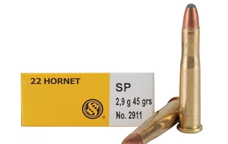 Sellier & Bellot Ammunition 22 Hornet 45 Grain Soft Point