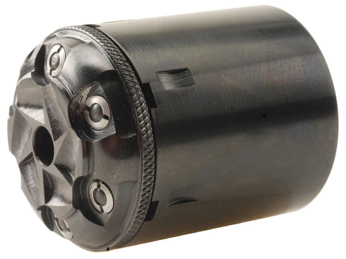 Taylor's & Company Conversion Cylinder 44 Caliber Pietta 1858 Remington Steel Frame Black Powder Revolver 45 Colt (Long Colt) 6-Round