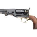 Pietta 1851 Navy Black Powder Revolver 36 Caliber Barrel Case Hardened Steel Frame Blue