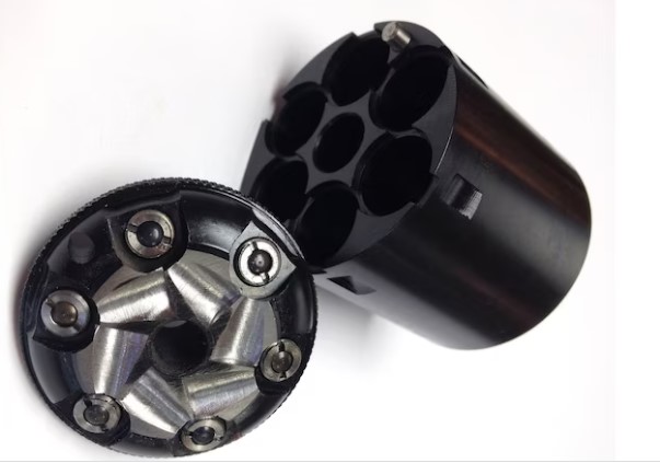 Taylor's & Company Conversion Cylinder 44 Caliber Uberti 1858 Remington Steel Frame Black Powder Revolver 45 Colt (Long Colt)